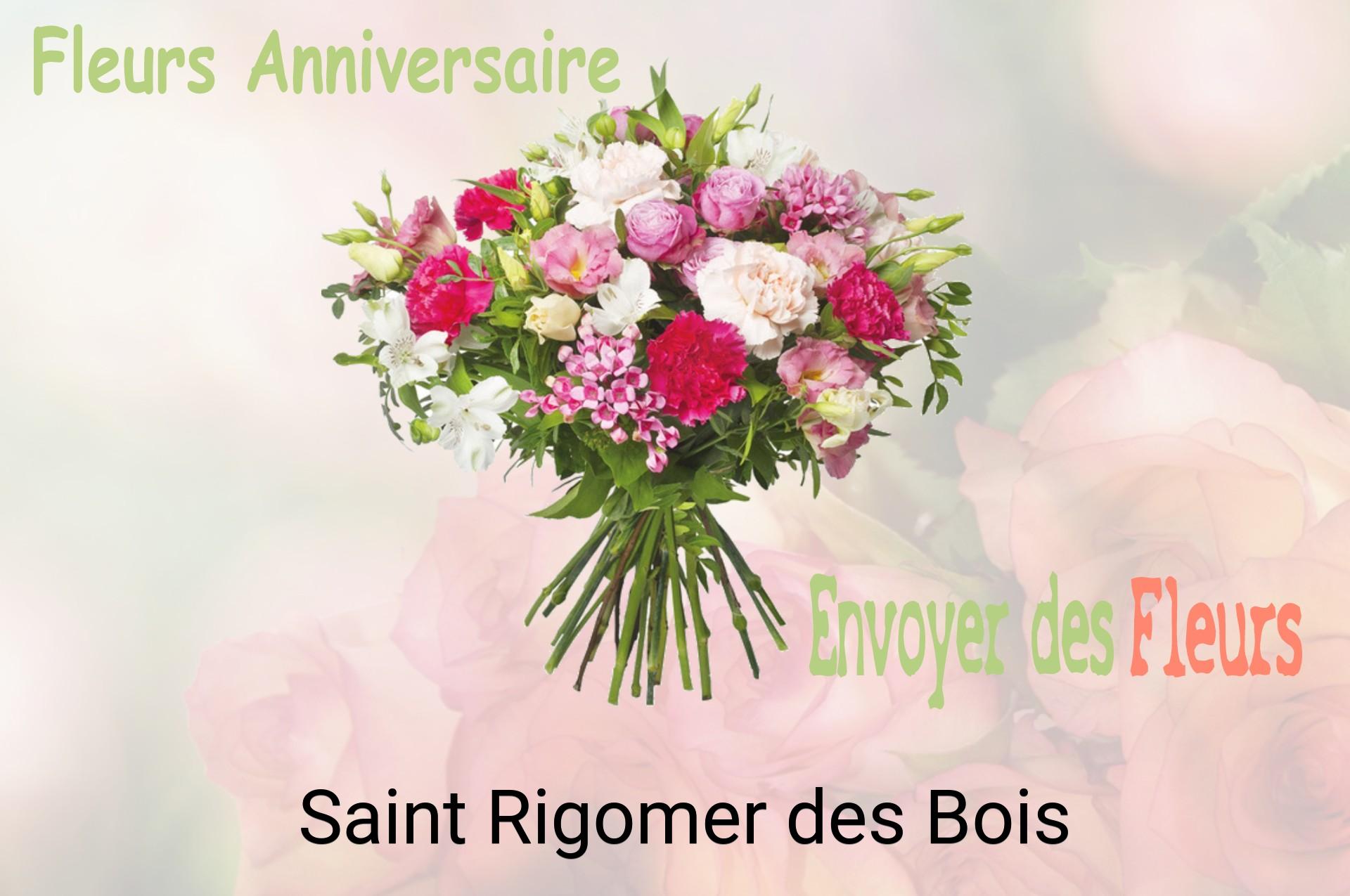 Bouquet de fleurs d’anniversaire livré à Saint-Rigomer-des-Bois