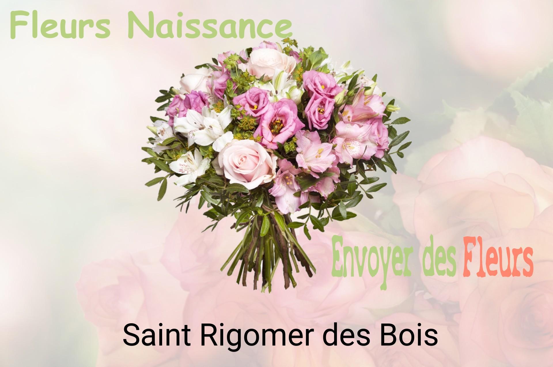 Bouquet de fleurs de naissance livré à Saint-Rigomer-des-Bois